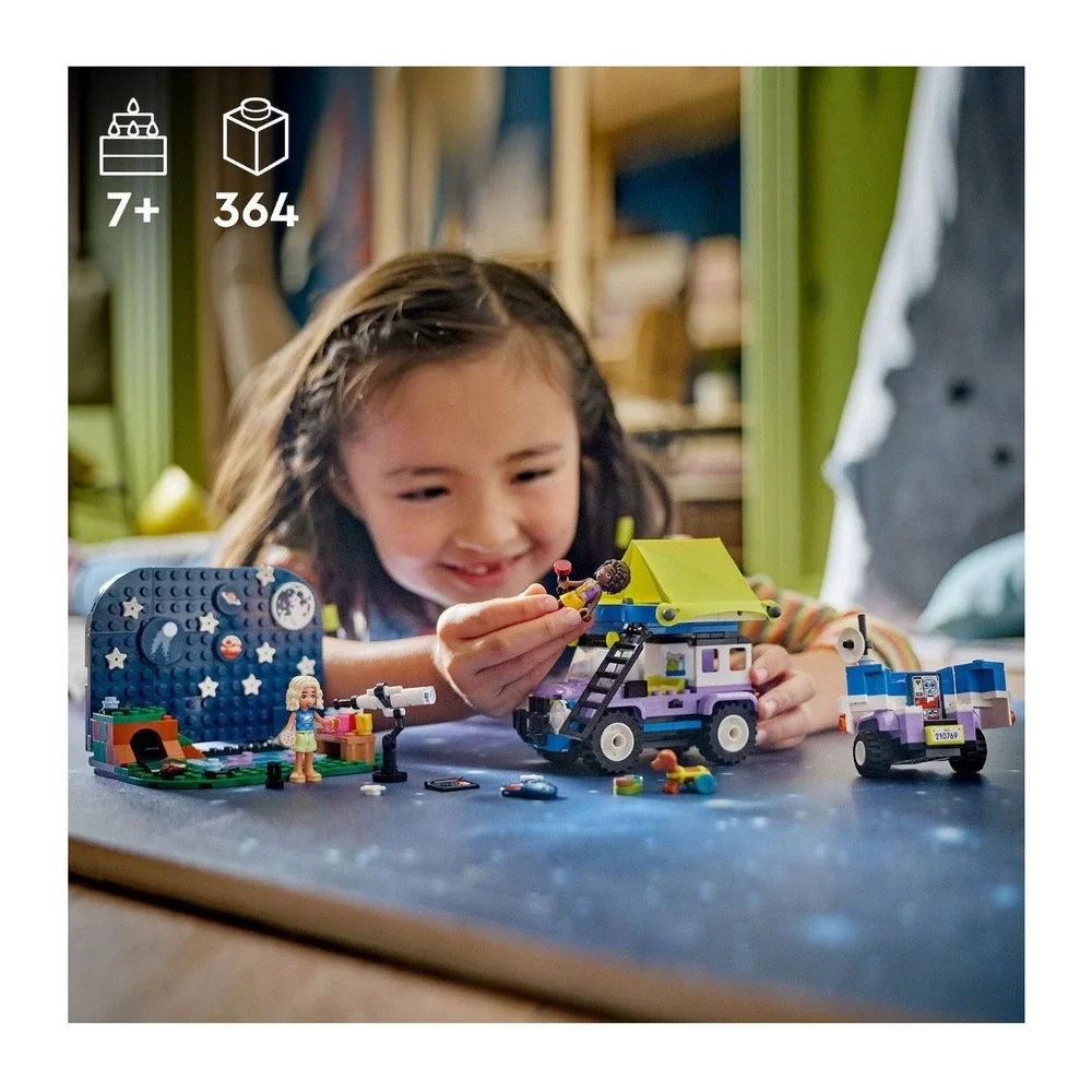 Lego stargazing camping